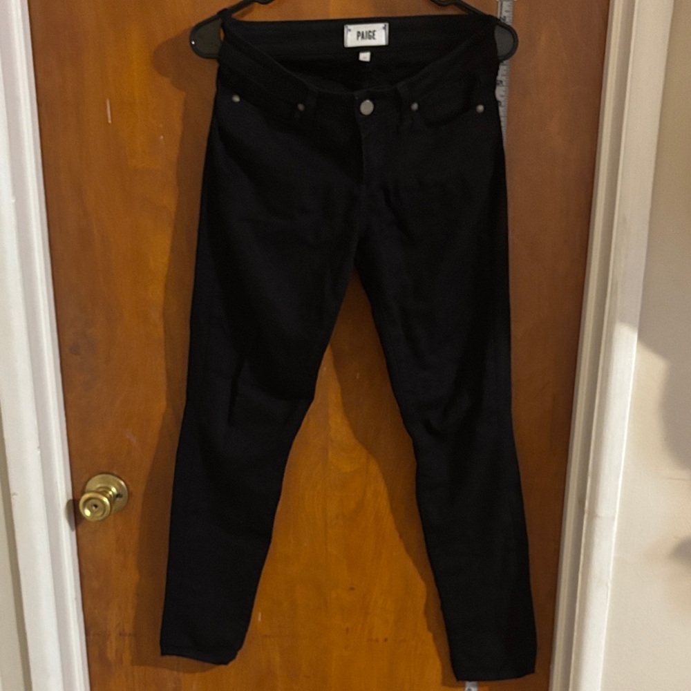 PAIGE Midnight Black Denim